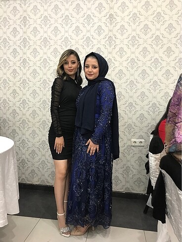l Beden lacivert Renk Abiye