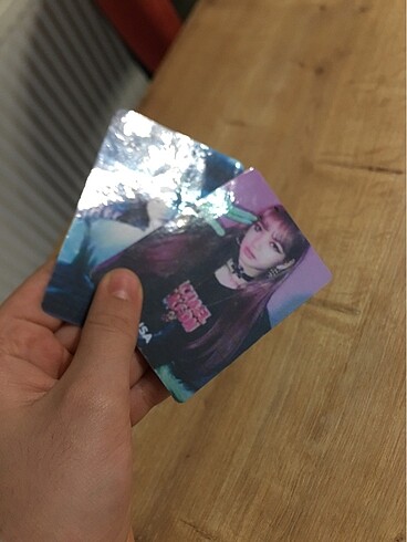 diğer Beden Blackpink Lisa fotocart set