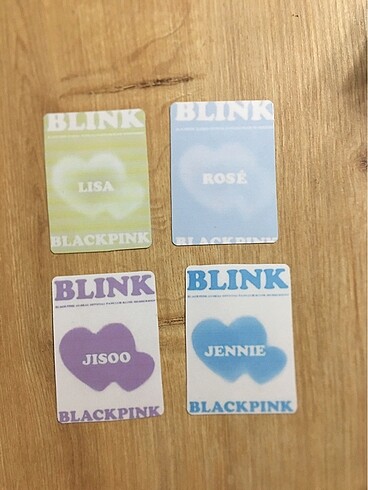 Diğer Blackpink fotocart set