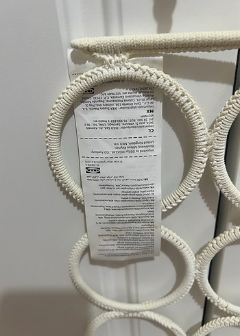 Ikea Beyaz Çoklu Yuvarlak Askı