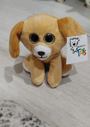 Pastel Kahverengi Peluş Oyuncak Köpek - Görsel 2