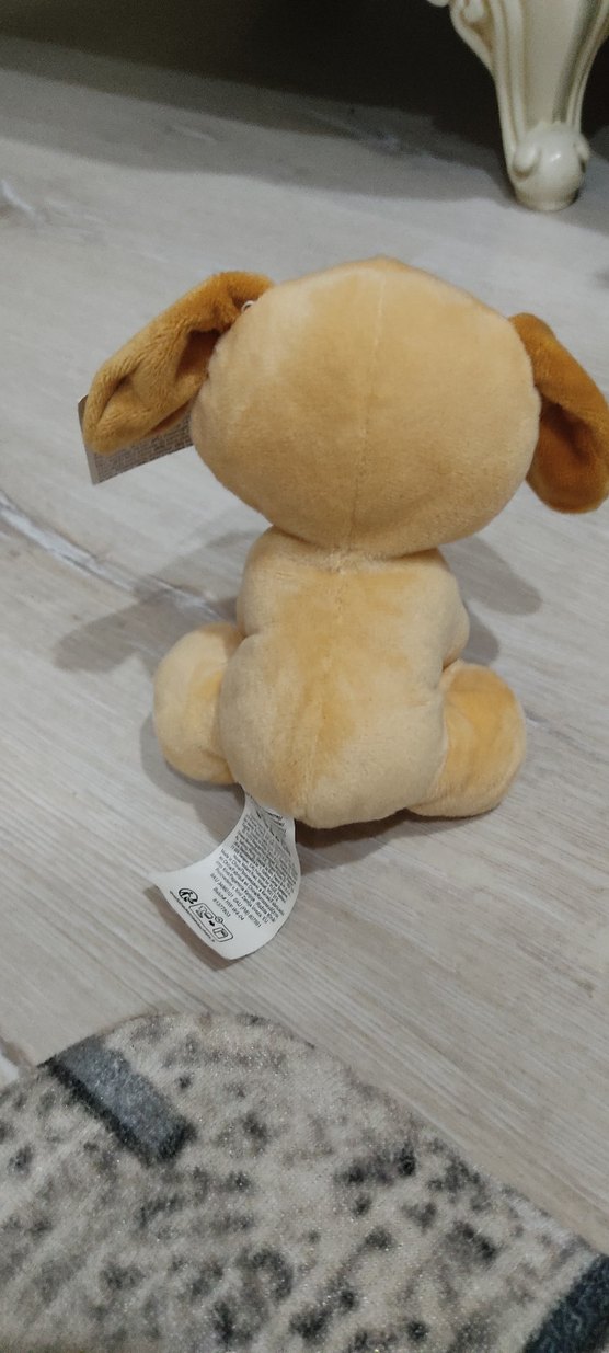 Pastel Kahverengi Peluş Oyuncak Köpek - Görsel 3