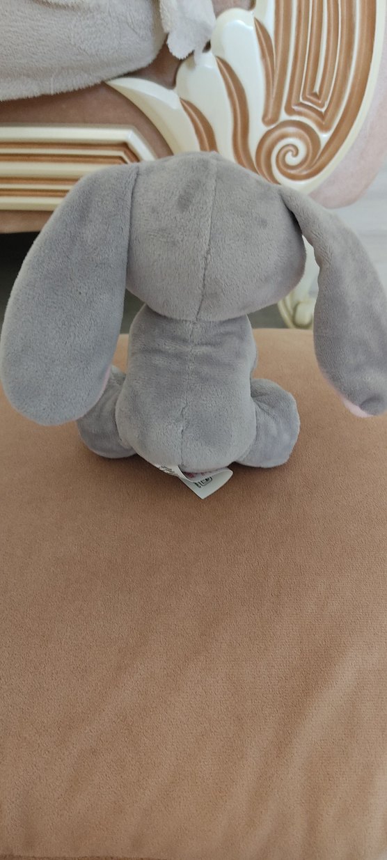 Gri Peluş bunny Oyuncak - Görsel 3
