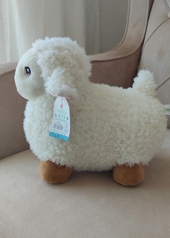 Beyaz Peluş Koyun Oyuncak - Görsel 5