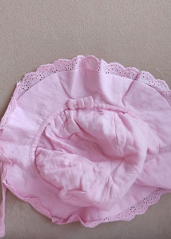 Kız Çocuk Pembe pamuklu Dantel Detaylı Elbise - Görsel 5