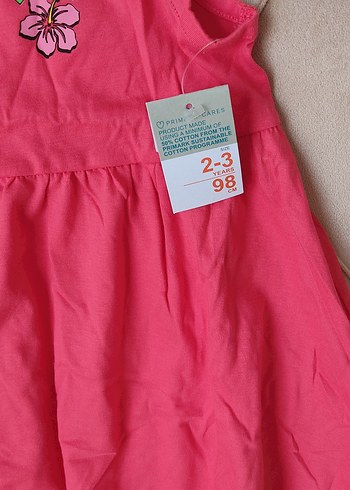 Pembe Kolsuz Kız Çocuk Elbisesi - Görsel 4