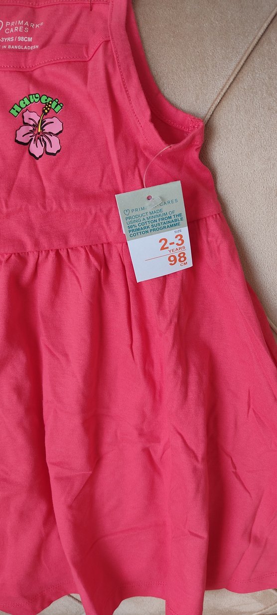 Pembe Kolsuz Kız Çocuk Elbisesi - Görsel 4