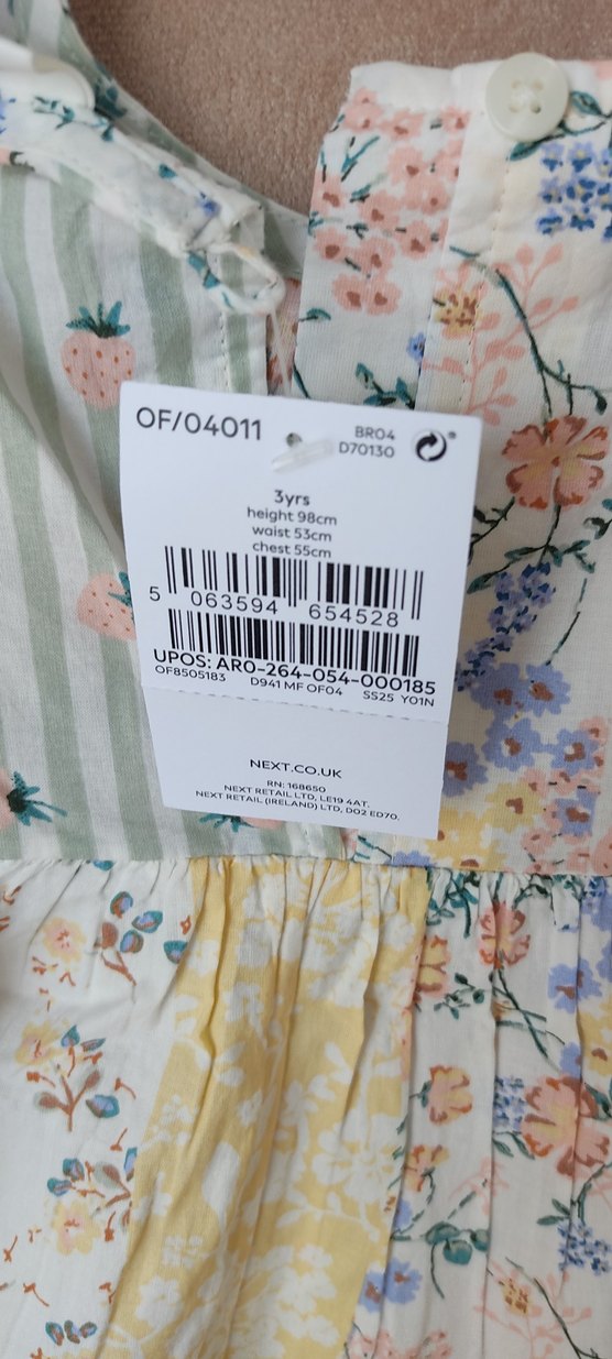 Çiçek Desenli Bohem Kız Elbisesi - Görsel 2