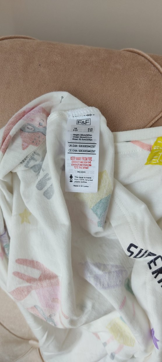 Renkli Baskılı Kız Çocuk Elbise - Görsel 2