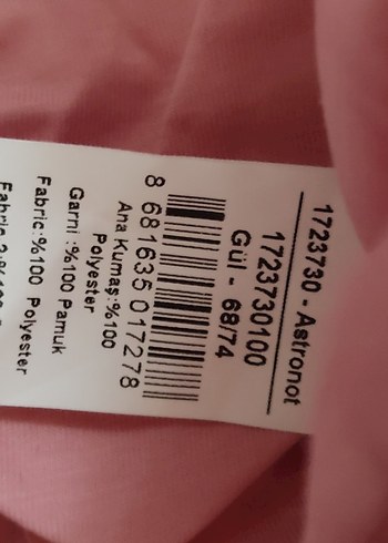 Fermuarlı Pembe Bebek Tulumu - Görsel 2