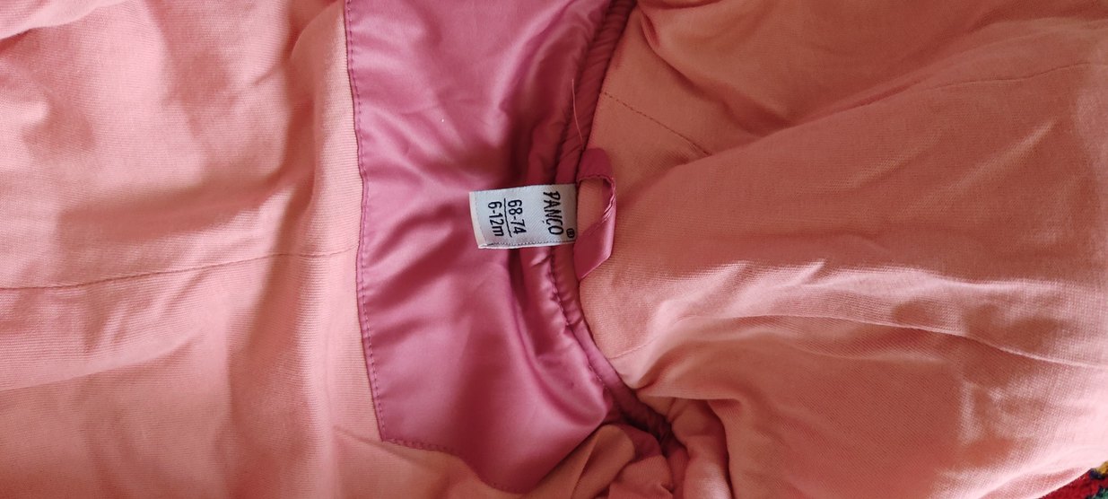 Fermuarlı Pembe Bebek Tulumu - Görsel 4