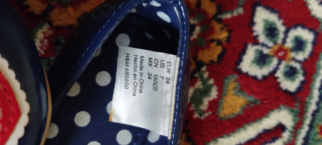 Kız Çocuk Lacivert Fiyonklu Babet - Görsel 5