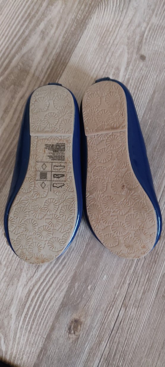 Kız Çocuk Lacivert Fiyonklu Babet - Görsel 3