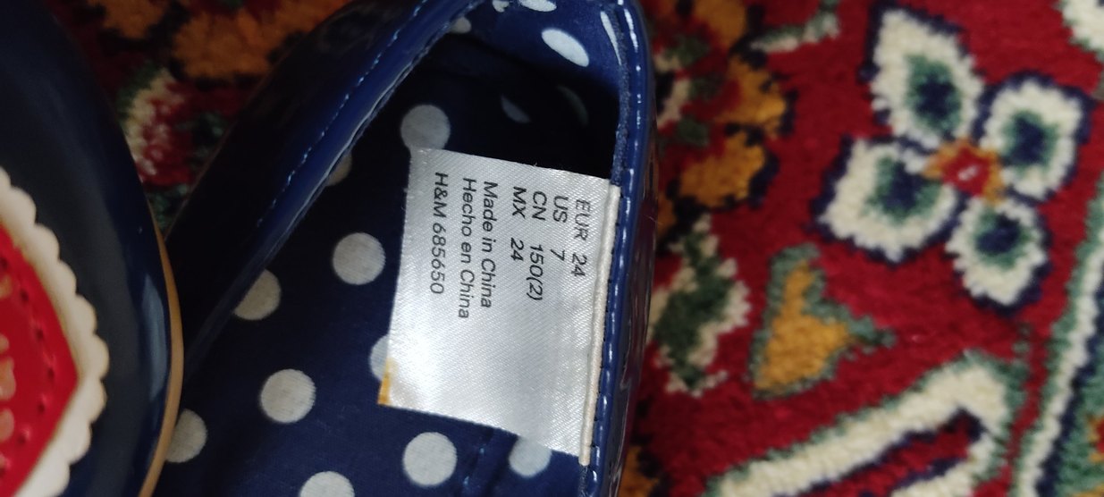 Kız Çocuk Lacivert Fiyonklu Babet - Görsel 2