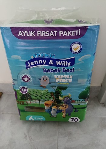 Jenny & Willy Bebek Bezi 70'li Aylık Paket