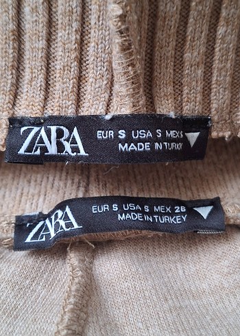 Zara Bej Triko Takim