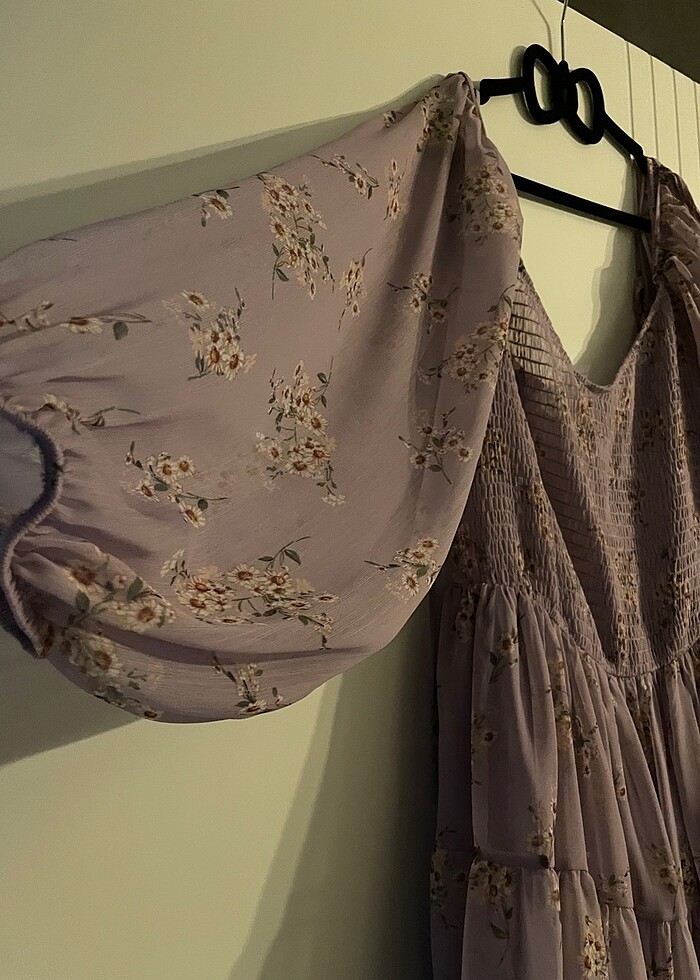 cicekli elbise - Görsel 3