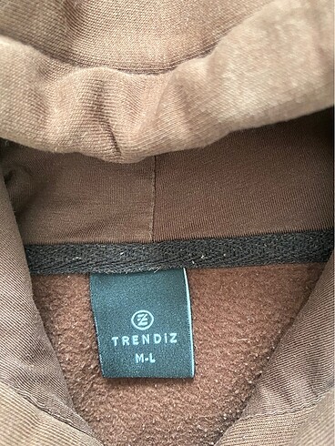 m Beden kahverengi Renk trendiz sweatshirt