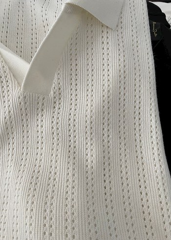 Zara Gri Örgü Kolsuz Erkek Polo Tişört