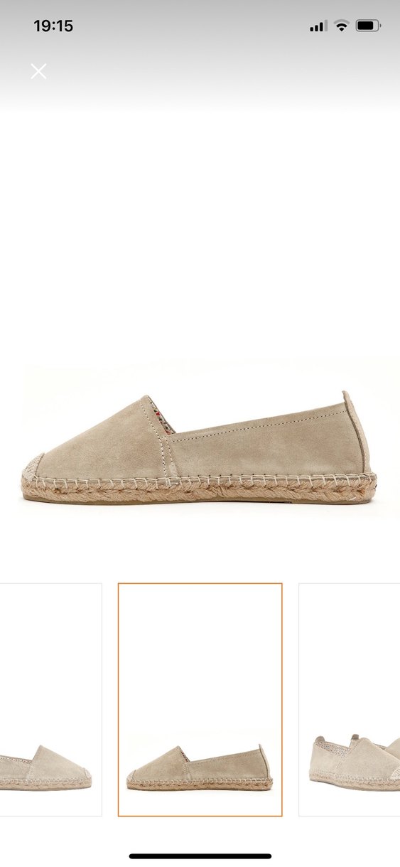 Bej Süet Dolgu Topuklu Kadın Espadril - Görsel 5