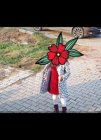 7 Yaş Beden bordo Renk Salopet