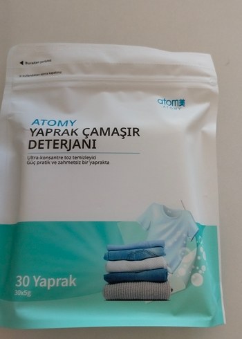 Atomy Yaprak Çamaşır Deterjanı 30'lu