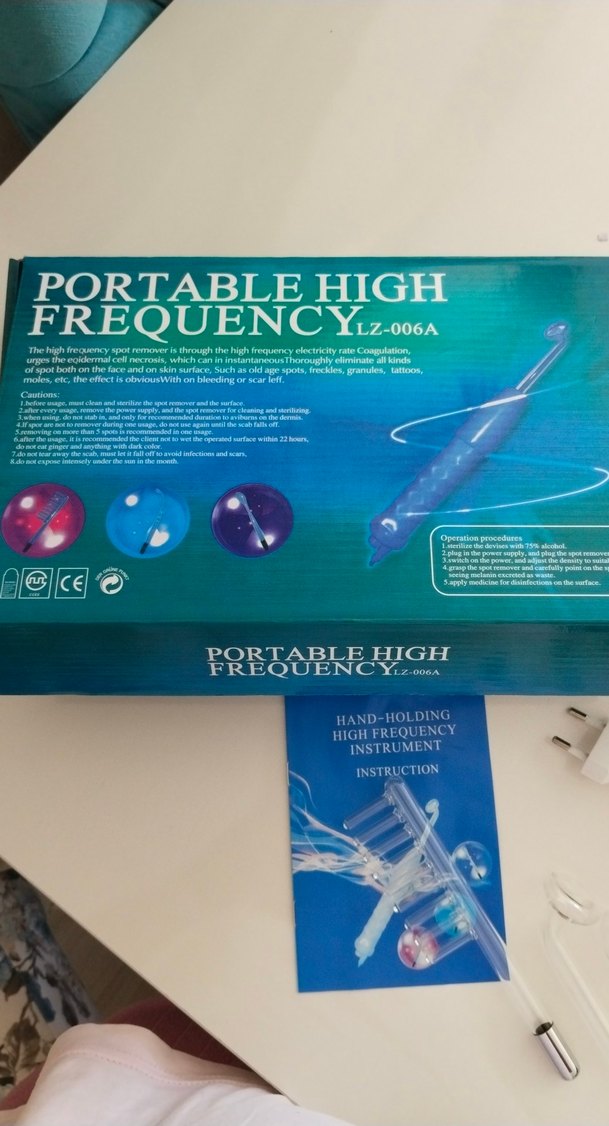 Beyaz Taşınabilir Yüksek Frekanslı Cihaz - Görsel 3