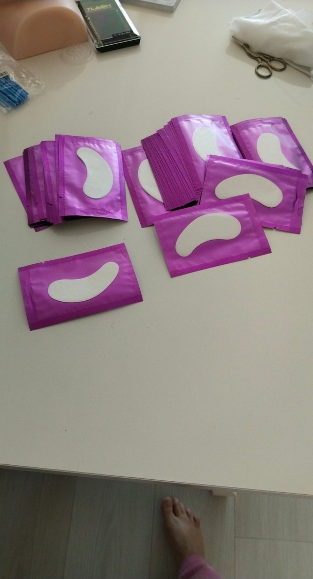 Tek Kullanımlık Kirpik Altı Pedleri 40Çift - Görsel 3