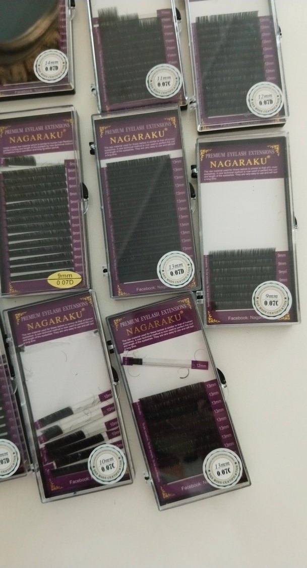 NAGARAKU Siyah Takma Kirpik Seti - Görsel 2