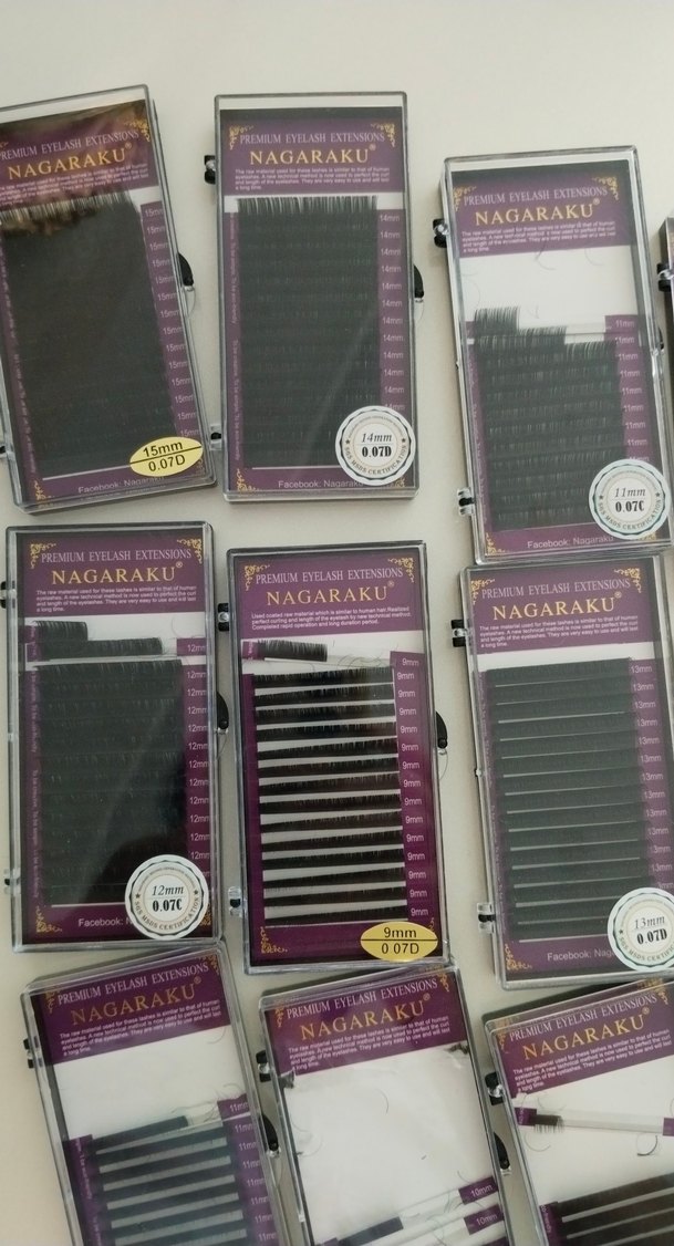 NAGARAKU Siyah Takma Kirpik Seti - Görsel 3