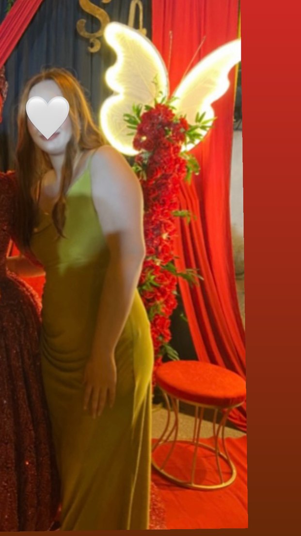 Sarı Drapeli Straplez Uzun Elbise - Görsel 3