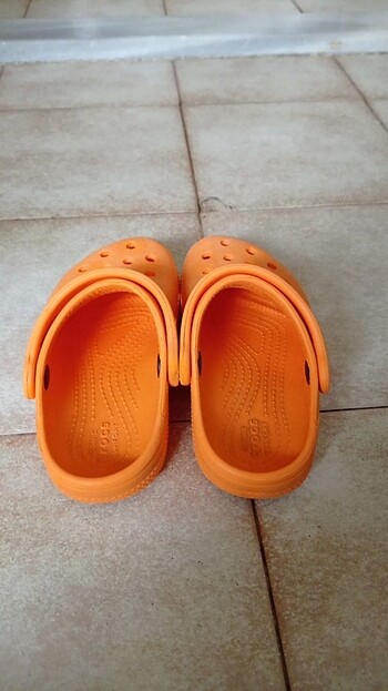 25 Beden turuncu Renk Crocs çocuk terlik