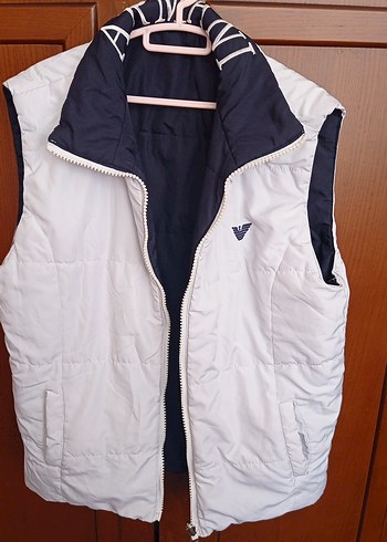 Armani Armani junior cift tarafli fermuarlı erkek çocuk 8 yaş yelek