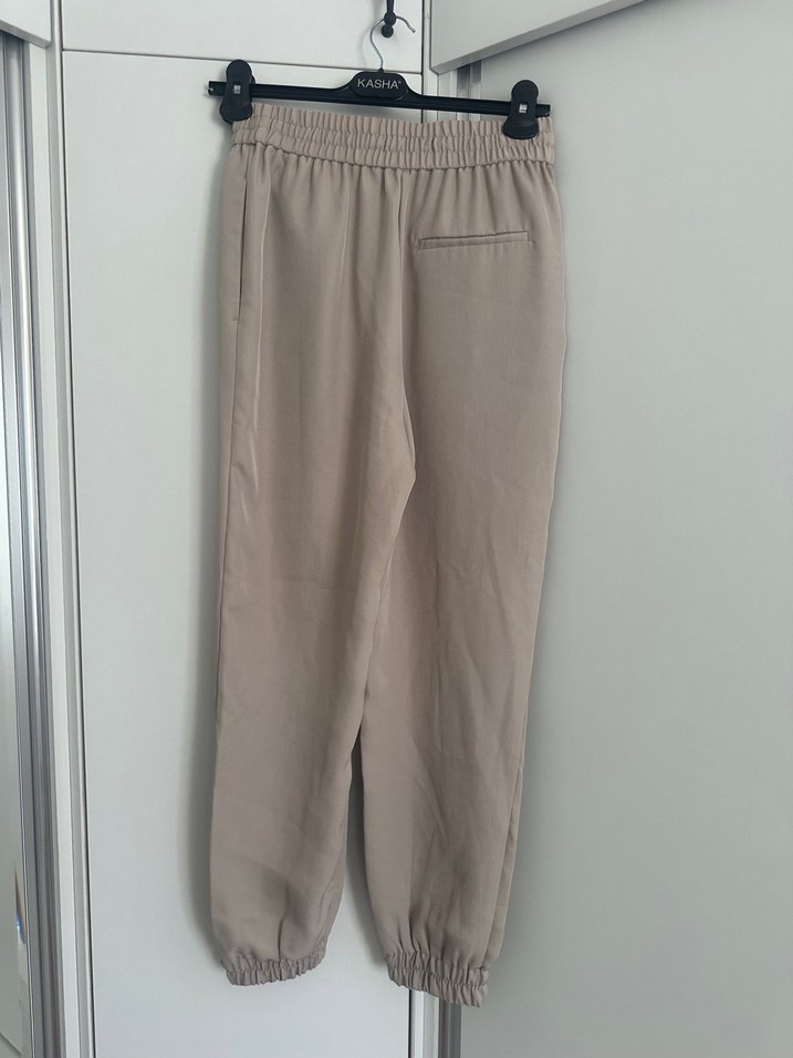 Bej Rahat Kesim Kadın Pantolon - Görsel 3