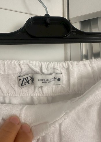 Kadın Beyaz Keten Midi Pantolon - Görsel 2