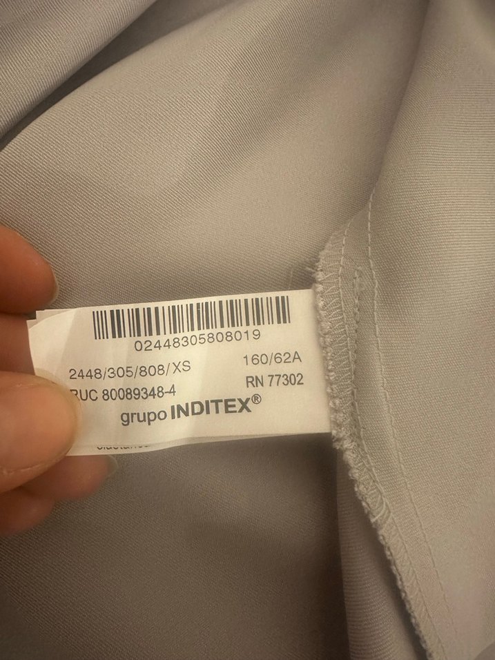 Gri Uzun Drapeli Kadın Etek - Görsel 2