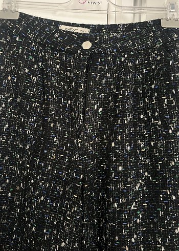 Kadın dugmeli tuvit Kumaş Pantolon - Görsel 3