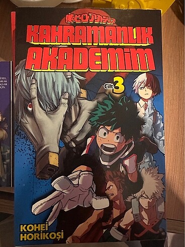 Kahramanlık akademim ( boku no hero academia) manga 3. Cilt