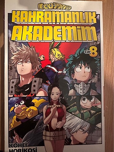 Kahramanlık akademim ( boku no hero academia) manga 8. Cilt