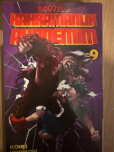 Kahramanlık akademim ( boku no hero academia) manga 9. Cilt