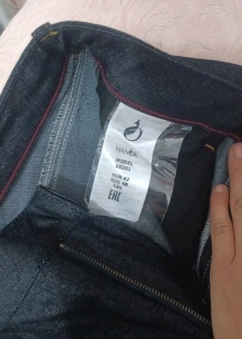 40 Beden Lacivert Midi Kadın Denim Pantolon