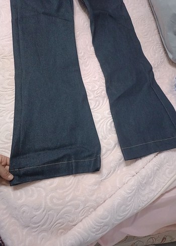 Diğer Lacivert Midi Kadın Denim Pantolon