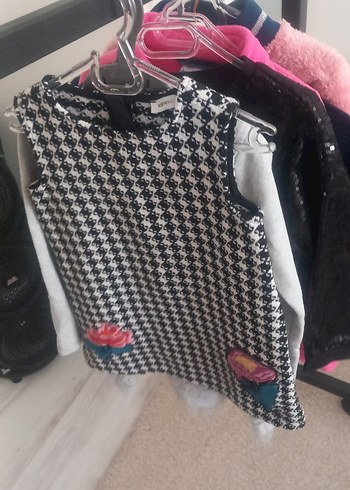 GAP Kız Çocuk Beyaz Pamuklu Uzun Kollu Tunik - Görsel 5