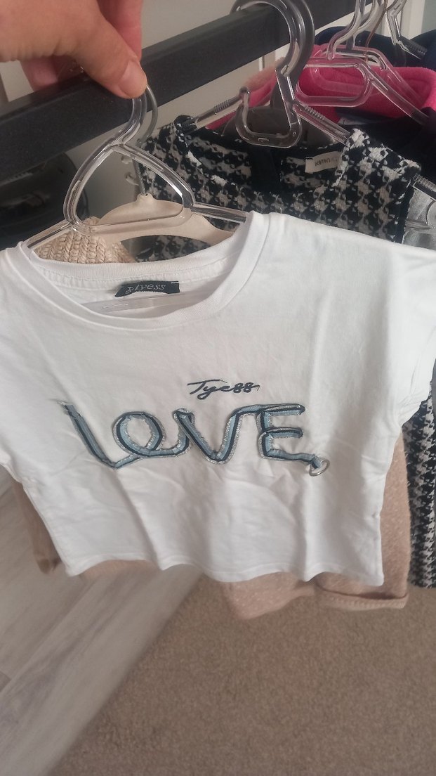 GAP Kız Çocuk Beyaz Pamuklu Uzun Kollu Tunik - Görsel 4