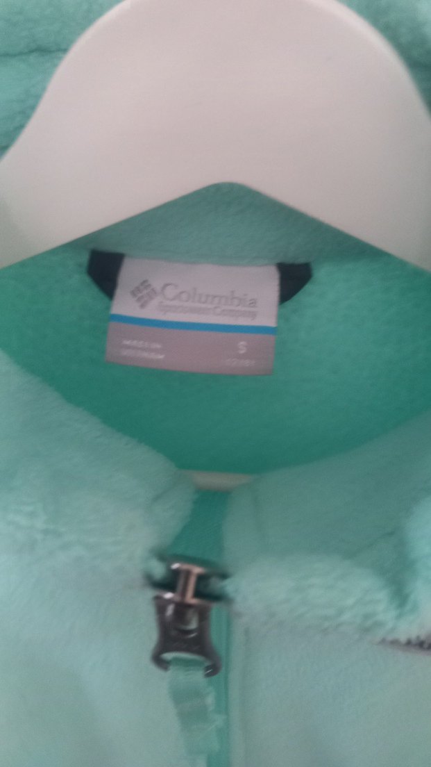 Kız Çocuk Turkuaz Fermuarlı Polar Ceket - Görsel 2