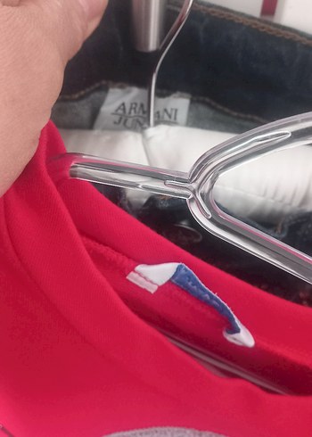 Kız Çocuk Kırmızı Baskılı Sweatshirt - Görsel 3