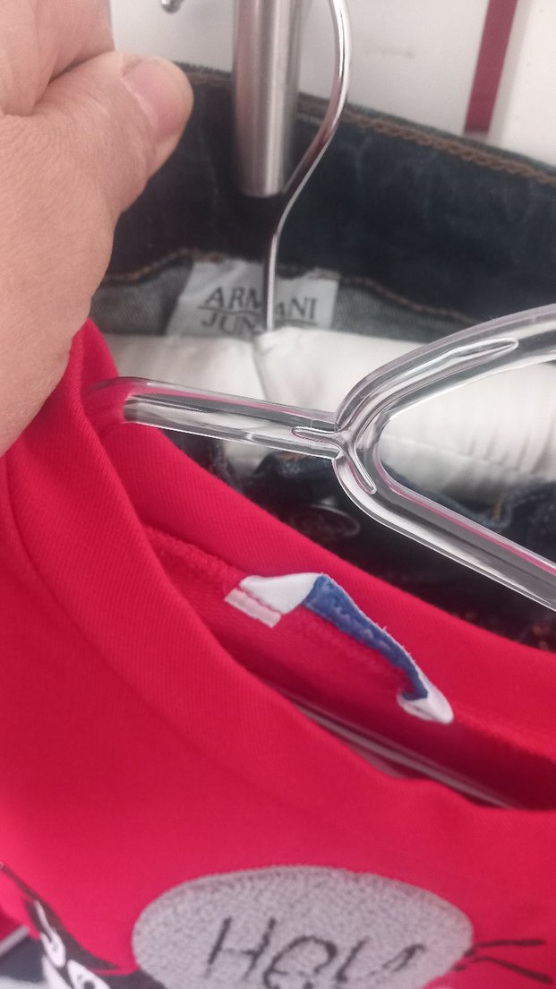 Kız Çocuk Kırmızı Baskılı Sweatshirt - Görsel 3