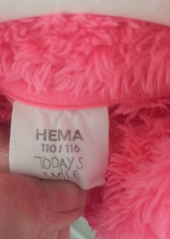 Pembe Peluş Kız Ceketi - Görsel 3