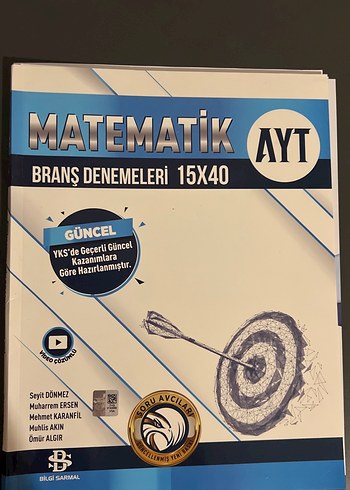 Bilgi Sarmalı AYT Matematik Branş Denemeleri