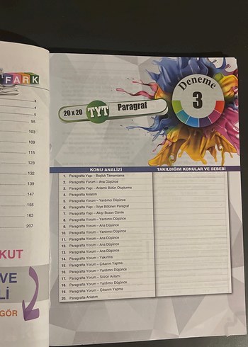  Yayın Denizi Pro TYT Fark Paragraf Denemeleri Detaylı Çözümlü